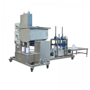 2L灌裝機(jī)_自動(dòng)稱重灌裝機(jī)_自動(dòng)理蓋_上蓋_逐個(gè)封口