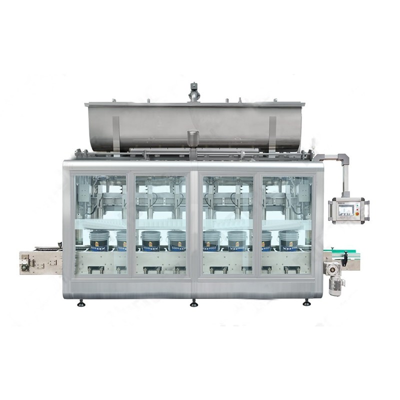 發(fā)酵肥灌裝機(jī) 方桶定量灌裝 全自動灌裝生產(chǎn)線