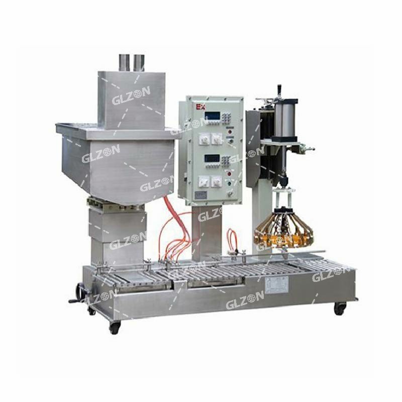 5公斤強(qiáng)酸強(qiáng)堿灌裝機(jī),膠黏劑灌裝機(jī)