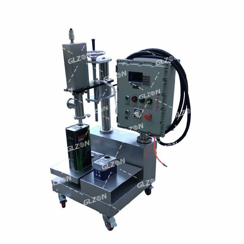 10KG計(jì)量稱(chēng)重包裝機(jī),溶劑包裝機(jī)