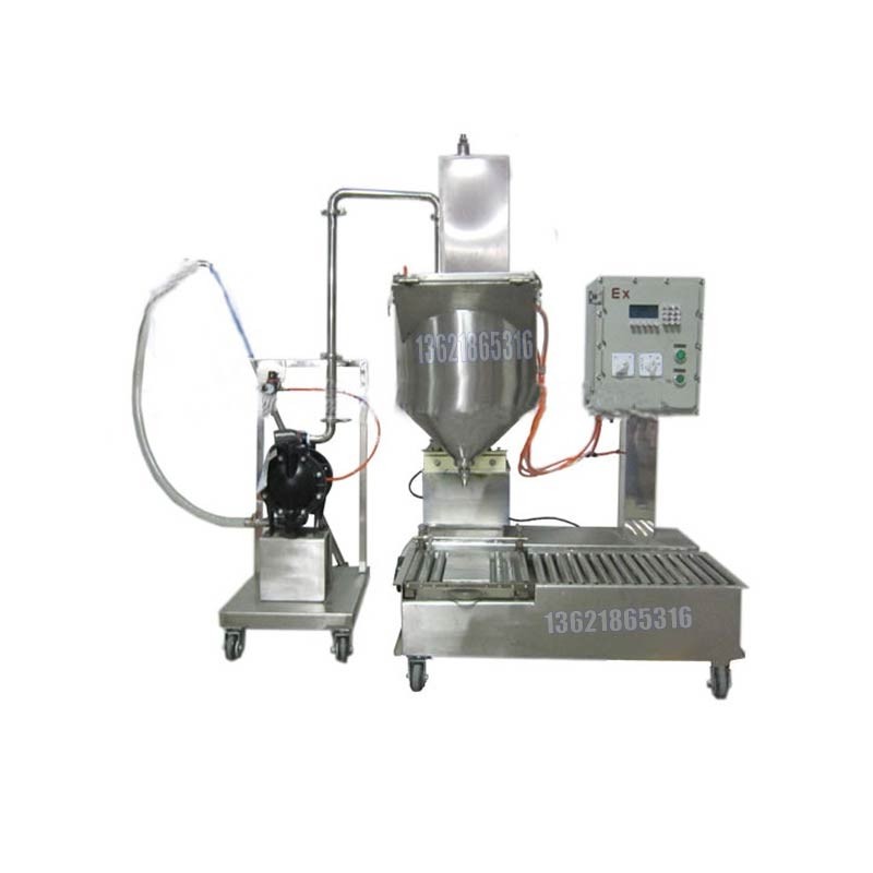 5公斤四工位全自動(dòng)灌裝機(jī)-果汁灌裝機(jī)工廠