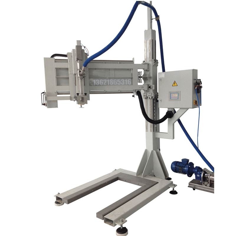 ?化工溶劑定量灌裝機(jī)-200L搖臂式自動(dòng)型膠水灌裝設(shè)備