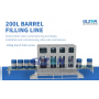 4-Head Fully Automatic Weighing Antifreeze Chemical Iron Drum Large Capacity 200L Drum Filler