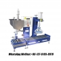 Semi-automatic Hopper Type Propionyl Chloride Metal Pail Liquid Filling Machine for 10L 15L 20L 25L 30L 50L